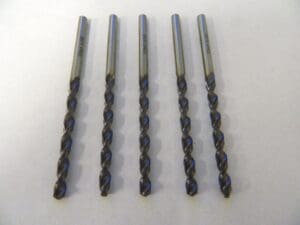 Accupro Jobber Length Drill Bits 9/64" 130° TiAIN Cobalt Qty. 5 05926332