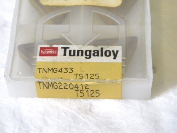 Tungaloy TNMG433 Grade T5125 Carbide Turning Insert QTY 10 6853030