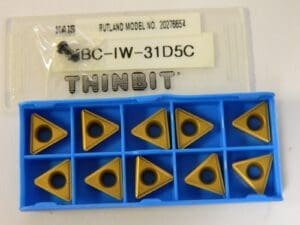 Kaiser Thinbit .031" Radius Carbide Inserts QTY 10 MBC-IW-31D5C