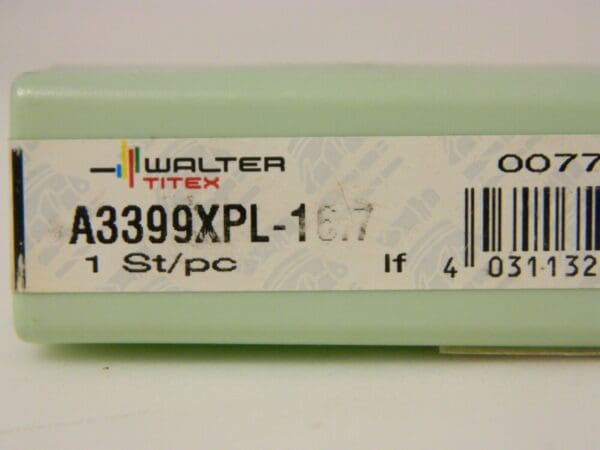 Walter Solid Carbide Jobber Drill 16.7mm 140° Point 5924933