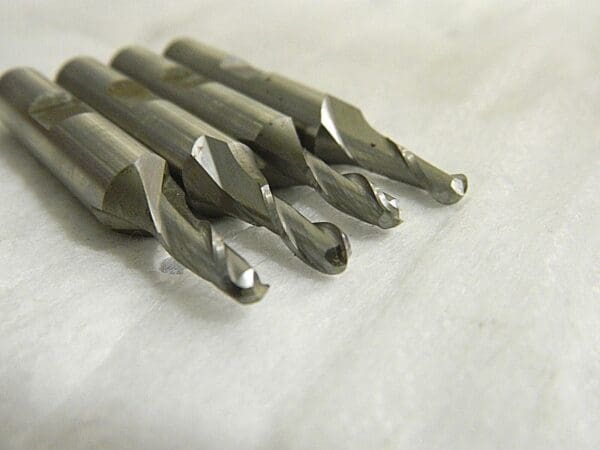 Melin Tool Cobalt Ball End Mills 3/16" x 3/8" Grade M42 2FL A-1206-B Qty 4 10356