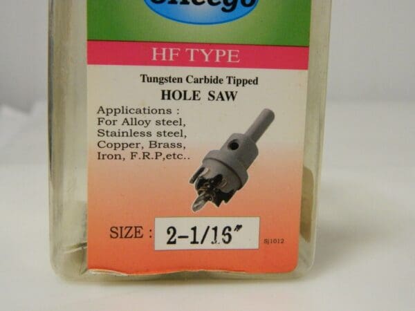 3Keego 2-1/16" HF Type Tungsten Carbide Tipped Hole Saw 103.5000130