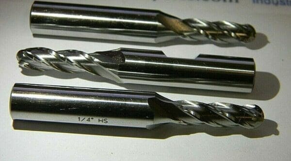 Putnam Tools HSS End Mills RK-2-1/4" x 3/8" x 3/4" 4Fl Model QTY 3 94010