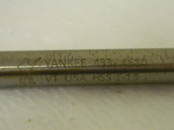 Yankee HSS 6 Flute Chucking Reamer 0.468" Diameter 72034689