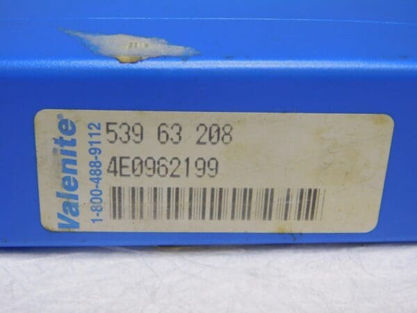 Valenite Square Shoulder End Mill 1” Diameter 3Fl 1” Shank Dia 4” OAL 539-63-208