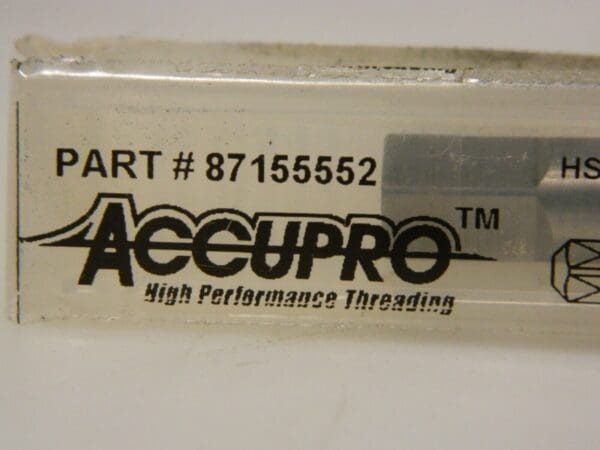 Accupro HSS Spiral Point Tap 1/2"-20 Thread 3 Flute QTY 2 87155552