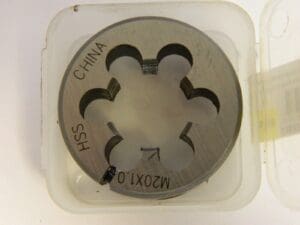 Interstate M20x1.00 Metric Fine HSS Round Adjustable Die 03933173