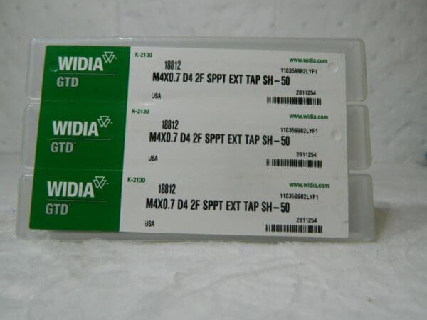 Widia HSS Spiral Point Extension Tap M4x0.70 2 FL Qty 3 2811254