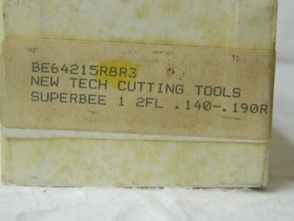 Superbee Index Convex Radius Cutter 2FL .140-.190R BE64215R8R3