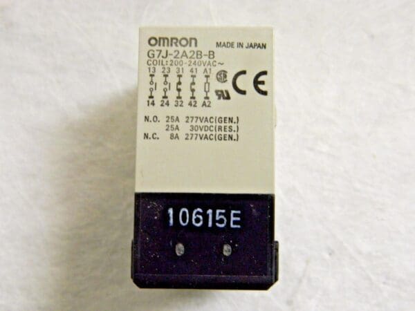 Omron General Purpose Relay AC200/240V G7J-2A2B-B-W1