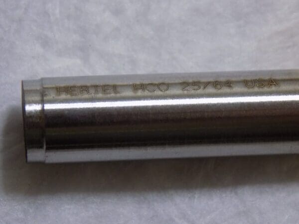 Hertel Screw Machine Drill Bit Spiral Flute 25/64" 135º Cobalt Qty. 6 66691429