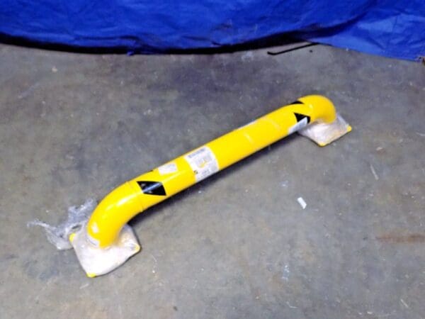 Vestil Rack Guard 48" x 9" Low Profile Steel Yellow #LPRO-48-9-4