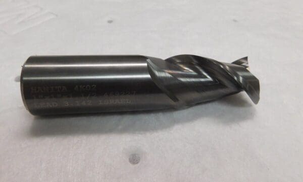 Hanita Carbide Spiral Flute Corner Radius End Mill 1" x 4" 2 Flute 4K0225078