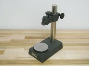 SPI Cast Iron Comparator Gage Stand 3-5/8" Flat Round Anvil 30-212-5