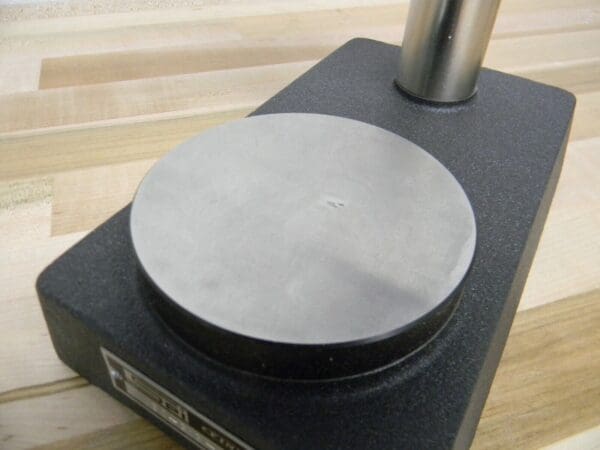 SPI Cast Iron Comparator Gage Stand 3-5/8" Flat Round Anvil 30-212-5