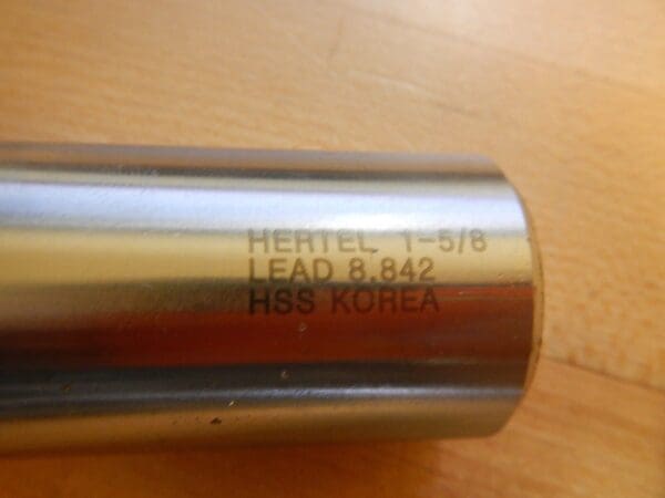 Hertel Square End Mill 1-5/8" x 1-5/8" x 4-1/8" 2FL HSS 41116534