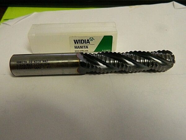 Widia Hanita 5/8" Diam 2-1/2" LOC 4 FlCobalt Roughing Ball EndMill TC631816006