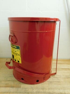 Justrite Steel Disposal Can 21 Gallon Cap Galvanized 09700 REPAIR