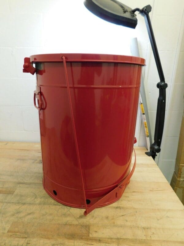 Justrite Steel Disposal Can 21 Gallon Cap Galvanized 09700 REPAIR