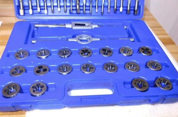 Interstate 41 Pc Tap & Non-Adjustable Round Die Set 1/8-27 to 3/4-16 63328470