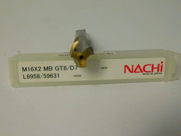 Nachi HSS LO SP FL TAP 6958 16X2.0 GT8 3FL TICN 59631