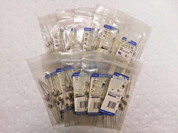 Ferraz Shawmut Fast Acting Mini Glass Fuse 250V 0.40A 10PK Lot of 10 GSB-V4/10