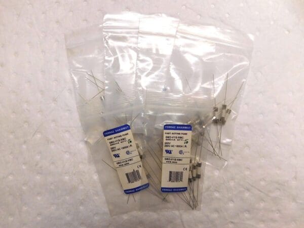 Ferraz Shawmut Fast Acting Mini Ceramic Fuse 250V 0.50A 10PK Lot of 6 GSD-V1/2