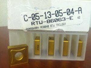 RTW Indexable Trilogy Carbide Turning Inserts SNMG643PH Qty. 5 RC8040