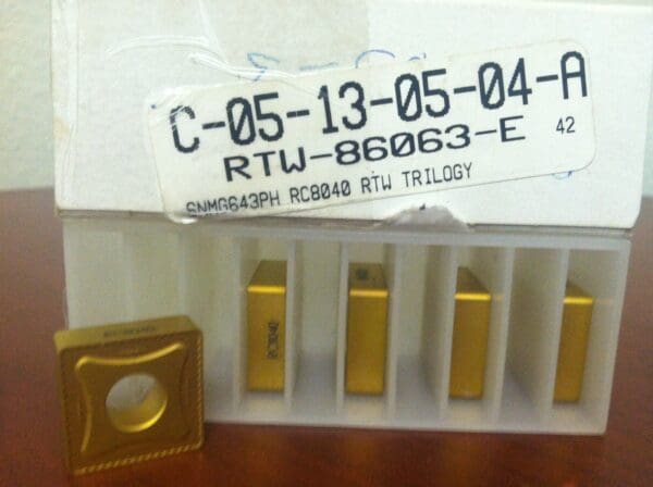 RTW Indexable Trilogy Carbide Turning Inserts SNMG643PH Qty. 5 RC8040