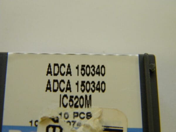 Iscar ADCA 150340 IC520M Carbide Inserts Qty. 10 5600017