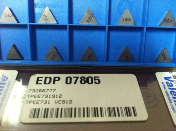 Valenite Indexable Carbide Boring Inserts TPEE791 VC912 Qty. 10 #07805