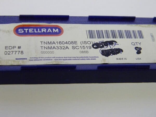 Stellram TNMA160408E TNMA332A SC1519 Carbide Inserts Qty. 8 027778