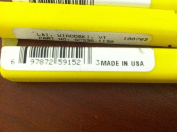 Made in USA #SC535.1130 #33 0.1130" x 7/8" x 2-5/8" 4F HSS Chucking Reamers