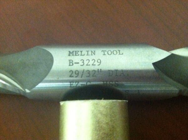 Melin Tool Hss Double End Mill 29/32" x 1" x 1-5/8" x 5-7/8" 2F AB-3229