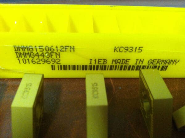 Kennametal DNMG150612FN DNMG443FN KC9315 Carbide Turning Inserts Qty. 5