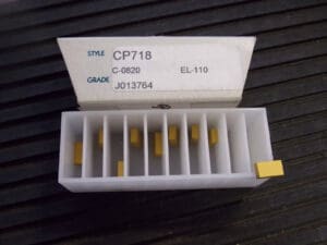 Elk Lake J013764 CP718 C-0820 Carbide Inserts Qty. 9