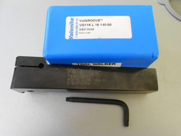 Valenite VALGROOVE VG116 L16 140-80 Toolholder