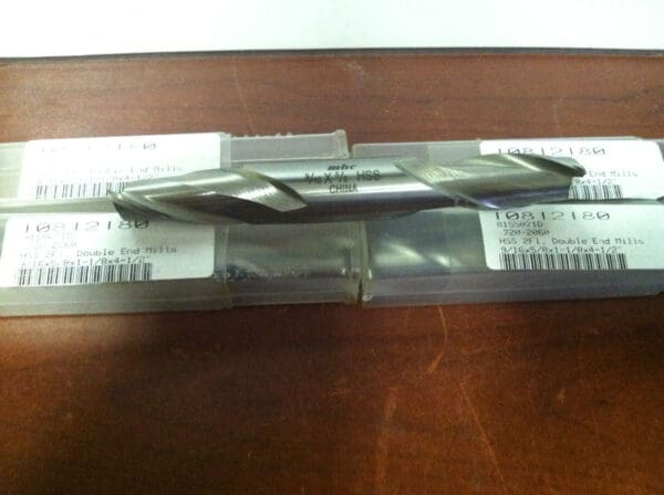 MHC Double End Mill 9/16" x 5/8" x 1-1/8" x 4-1/2" 2F UC HSS 720-2060