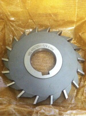 MHC 4" x 9/32" x 1-1/4" HSS Straight 18T Side Milling Cutter 301-4198