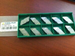 Tool-Flo Indexable Carbide Grooving Insert FLF-4160L (R.010) C3 Qty 10 TF24099A3