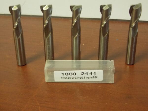 Interstate Single End Mills 7/16" x 13/16" x 2-1/2" 2F HSS #1080-2141