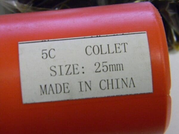 Interstate 5C Round Collets 25mm Hardened Steel Qty. 5 #2395-3025