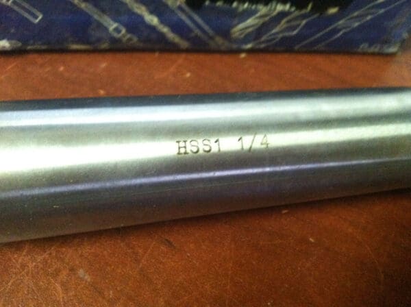 Precision #60913 1-1/4" x 7-3/8" x 13" 5F HSS Oxide 4MT Spiral Bridge Reamer