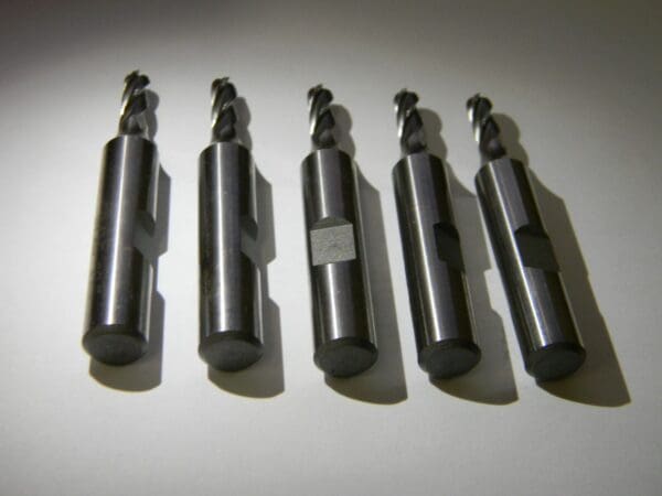 Pro 3/16" x 3/8" x 1/2" x 2-3/8" 4FL HSS Ball End Mills QTY5 01865120