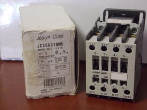 Joslyn Clark 25A 480v Coil IEC Open Contactor JC25A310M-U