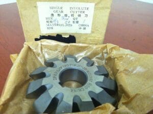 TTC (#5) 3-1/2" x 1" HSS 4DP 20PA Involute Gear Cutter 10-289-045