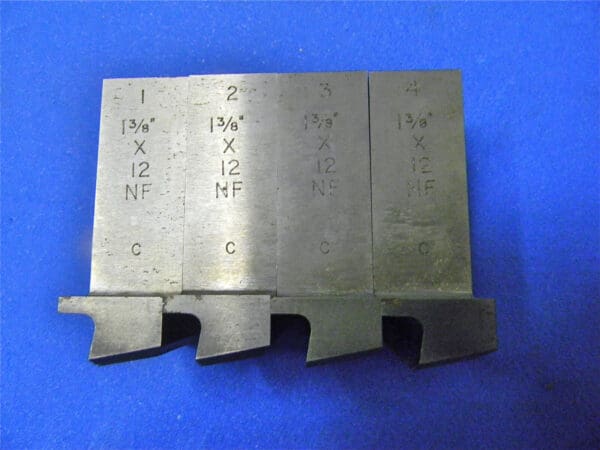 Professional 1-3/8-12 HSS Projection Chasers for 2" Die Head (Set of 4) 153943