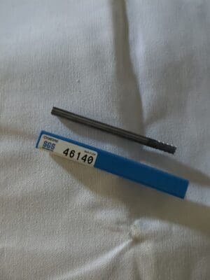 SGS Square End Mill: 6 mm Dia, 13 mm LOC 6fl carbide 46140