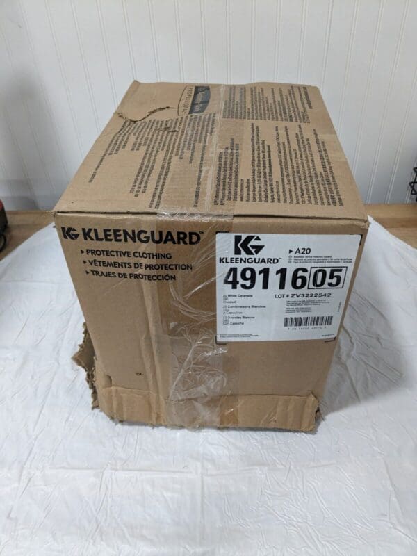 KLEENGUARD Disposable Coveralls: Particle Protection, Sz 3X Qty 20 49116