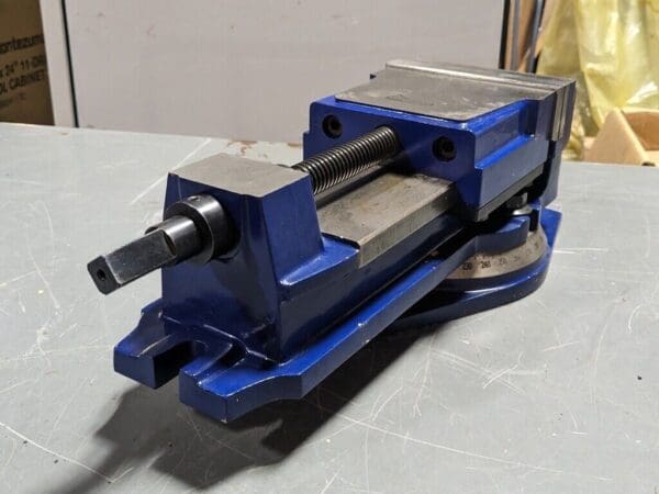 Gibraltar Machine Vise w/ Swivel Base 6" Jaw Width 6" Opening Capacity